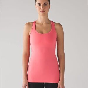 Lululemon Cool Racerback Tank Top Coral Orange size 12 ? L